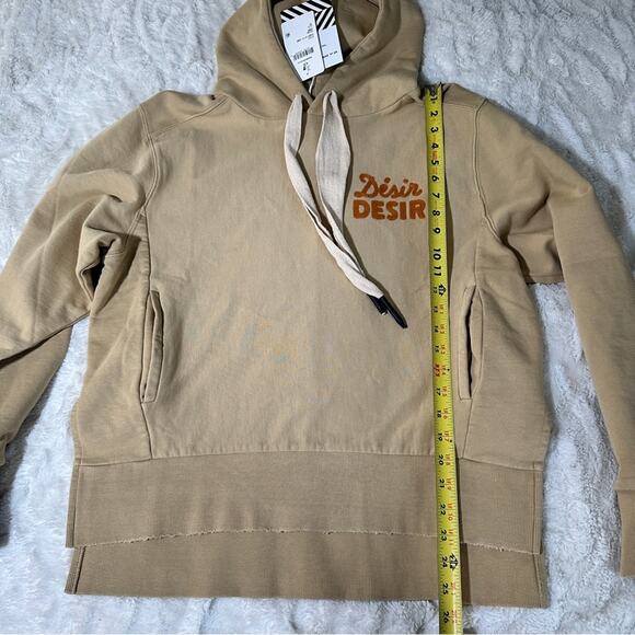 NWT Sandrine RosexFree People Collab Size XS Desir Hoodie Tan Cozy Hip Bussin - Picture 6 of 15